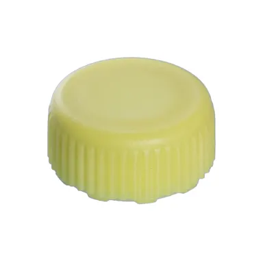 Screw cap, yellow, suitable for screw cap micro tubes