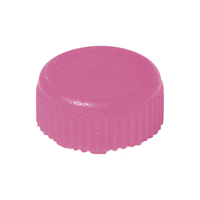 Tapón de rosca, rosa, estéril, adecuada para microtubo roscado