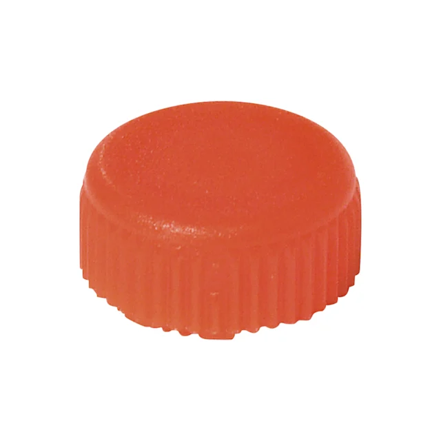 Tapón de rosca, naranja, estéril, adecuada para microtubo roscado