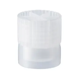 Skirted push cap, natural, suitable for tubes Ø 13 mm