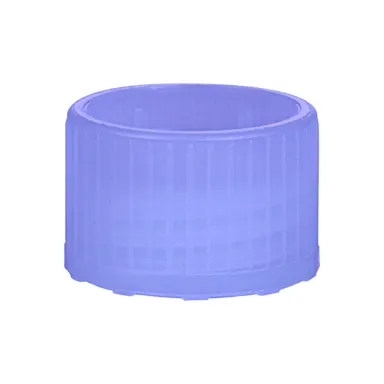 Screw cap, blue, suitable for tubes Ø 15.3 mm