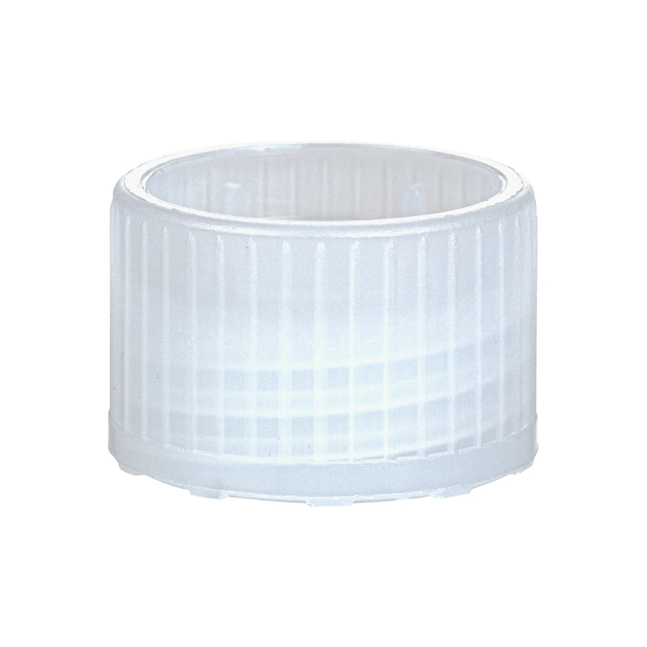 Screw cap, transparent, suitable for tubes Ø 15.3 mm