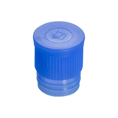 Push cap, blue, suitable for tubes Ø 16-17 mm