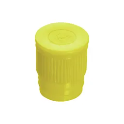 Push cap, yellow, suitable for tubes Ø 16-17 mm