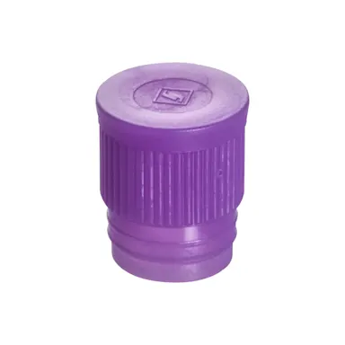 Push cap, violet, suitable for tubes Ø 16-17 mm