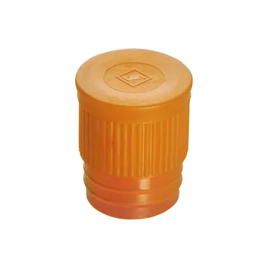 Push cap, orange, suitable for tubes Ø 16-17 mm