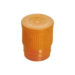 Bouchon à pression, orange, compatible avec tubes Ø 16-17 mm