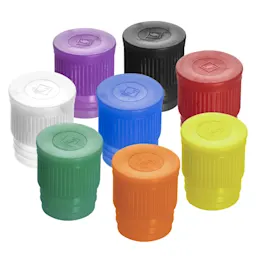 Bouchon à pression, mélange de coloris, compatible avec tubes Ø 16-17 mm