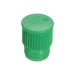 Bouchon à pression, vert, compatible avec tubes Ø 15,7 mm