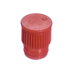 Push cap, red, suitable for tubes Ø 15.7 mm