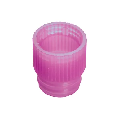 Push cap, pink, suitable for tubes Ø 13 mm