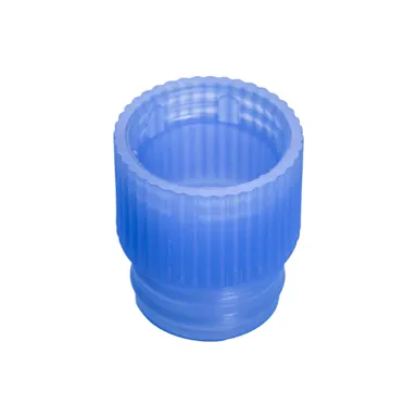 Push cap, blue, suitable for tubes Ø 13 mm