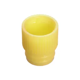 Push cap, yellow, suitable for tubes Ø 13 mm