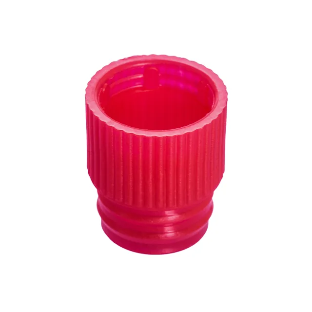 Push cap, red, suitable for tubes Ø 13 mm
