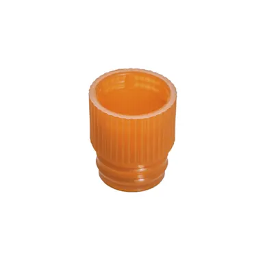 Eindrückstopfen, orange, passend für Röhren Ø 13 mm