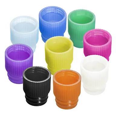 プッシュインキャップ, カラーミックス, に適している。 チューブ Ø 13 mm