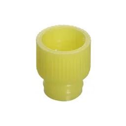 Bouchon à pression, jaune, compatible avec tubes Ø 12 mm