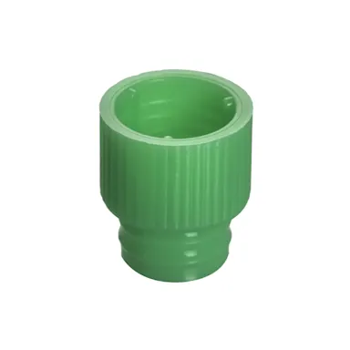 Push cap, green, suitable for tubes Ø 12 mm