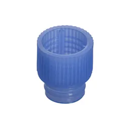 Push cap, blue, suitable for tubes Ø 12 mm