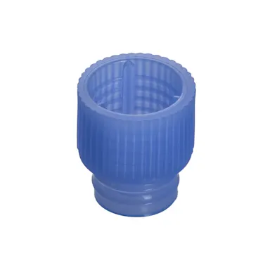 Push cap, blue, suitable for tubes Ø 12 mm