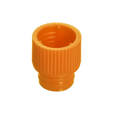 Push cap, orange, suitable for tubes Ø 12 mm