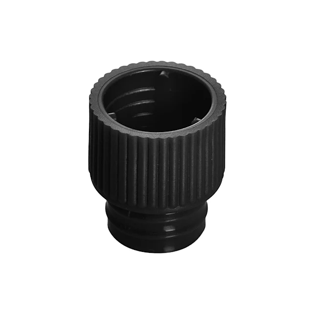 Push cap, black, suitable for tubes Ø 12 mm