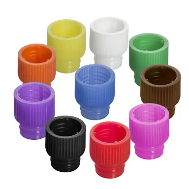 プッシュインキャップ, カラーミックス, に適している。 チューブ Ø 12 mm
