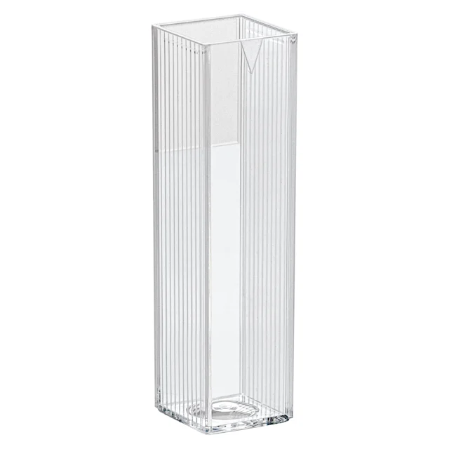 Küvette, 4,2 ml, (HxB): 45 x 12 mm, PS, transparent, optische Seiten: 2