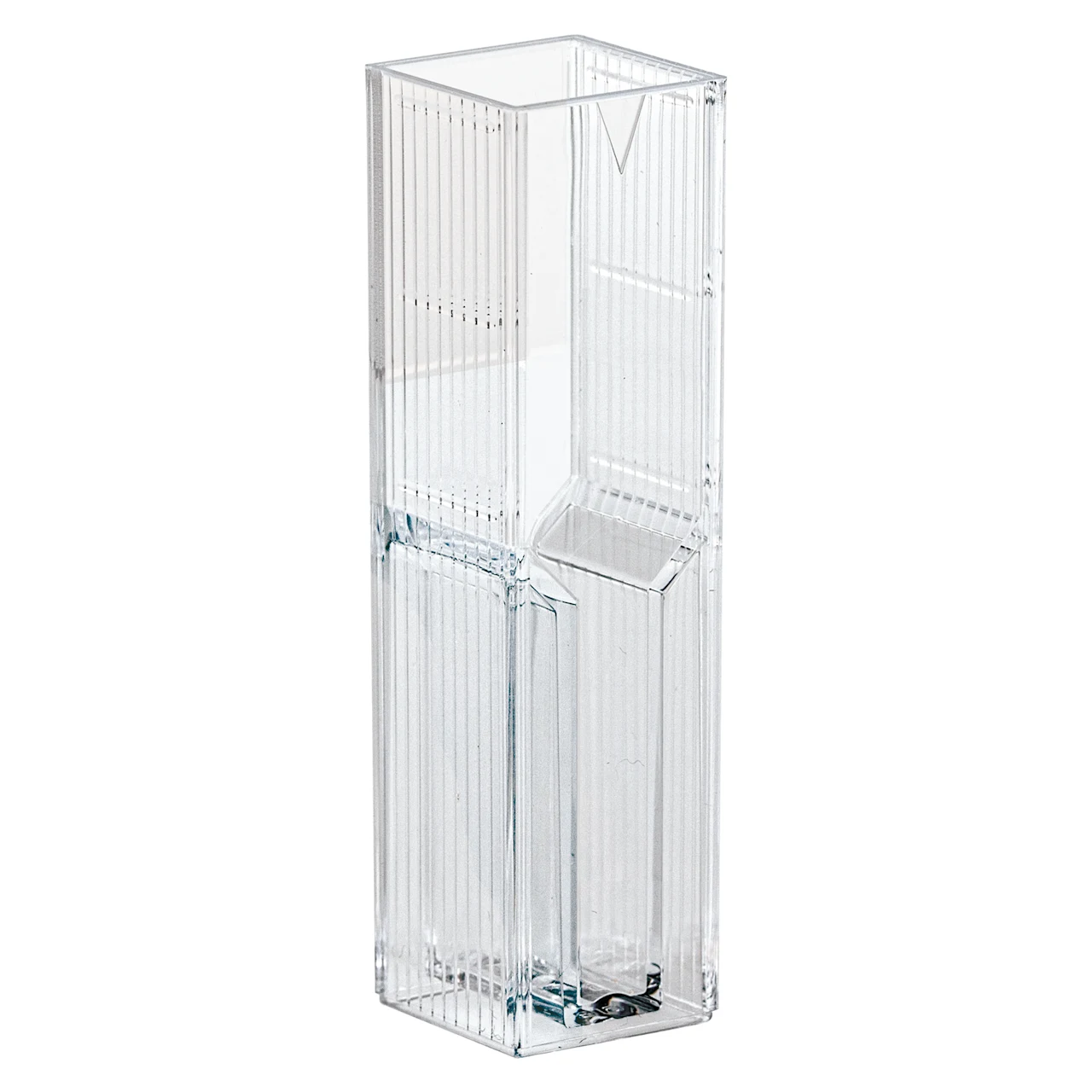 Semi-micro cuvette, 3 ml, (HxW): 45 x 12 mm, PS, transparent, optical sides: 2