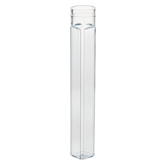 Cuvette, 8.5 ml, (HxW): 96 x 12 mm, PS, transparent, optical sides: 2