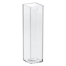 Cuve, 4,2 ml, (h x l) : 45 x 12 mm, PS, transparent, faces optiques : 4