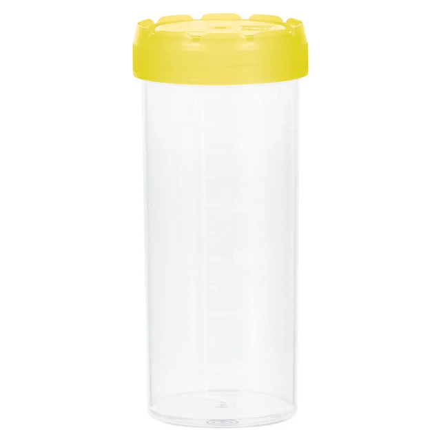 Pot multi-usage, volume max. : 120 ml, (L x Ø) : 105 x 44 mm, gradué(e), PP, transparent