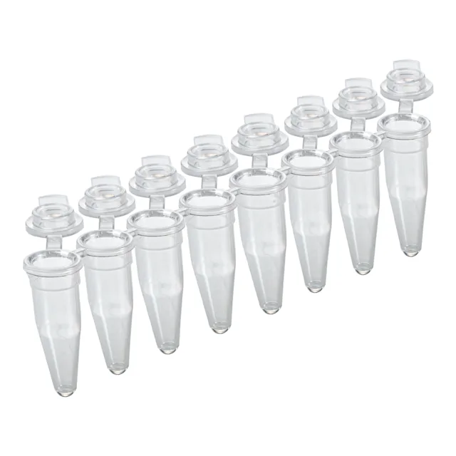 PCR strip of 8, 200 µl, PCR Performance Tested, transparent, PP, flat cap