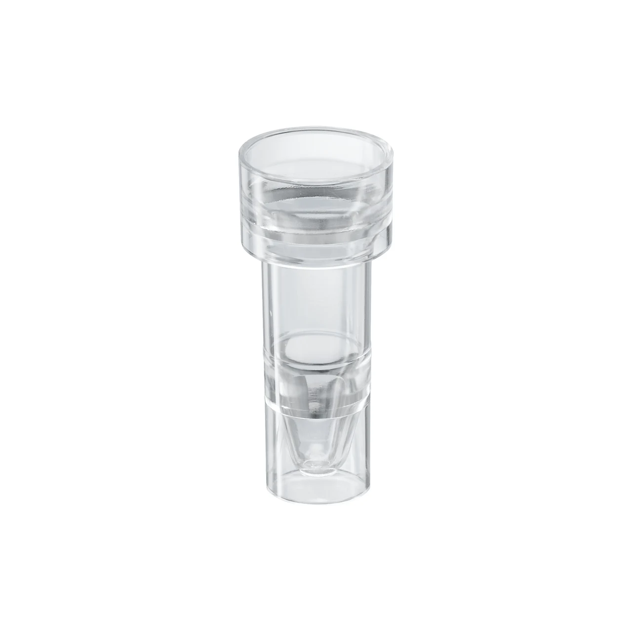 Sample tube, suitable for Hitachi analyser, transparent