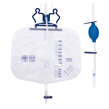 TUR-BAG, Systèmes de drainage urinaire, 4 l, avec poire, stérile