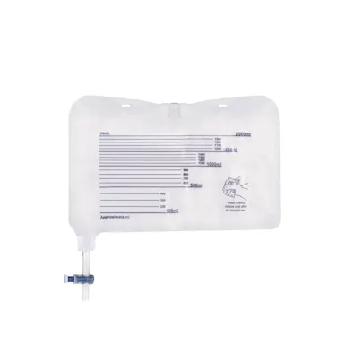 Urine measuring system exchange bag, 2 l, with drainage valve, sterile