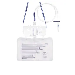 Urine measuring system, 2 l, with anti-reflux valve, exchange bag 2,000 ml, sterile