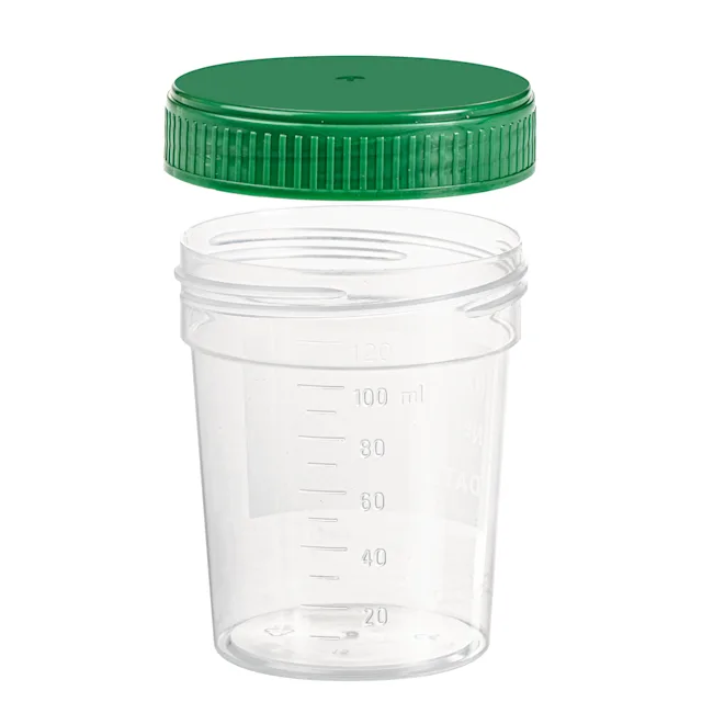 Screw container, 100 ml, PP, transparent
