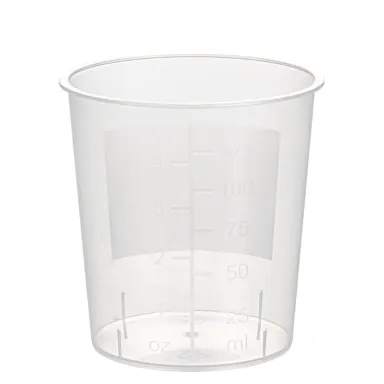 Urine container, 125 ml, (ØxH): 66 x 67 mm, PP, highly transparent