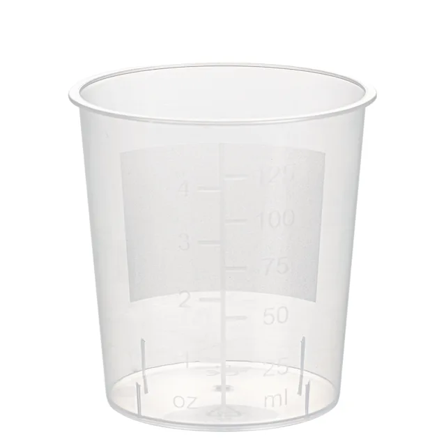 Urine container, 125 ml, (ØxH): 66 x 67 mm, PP, highly transparent