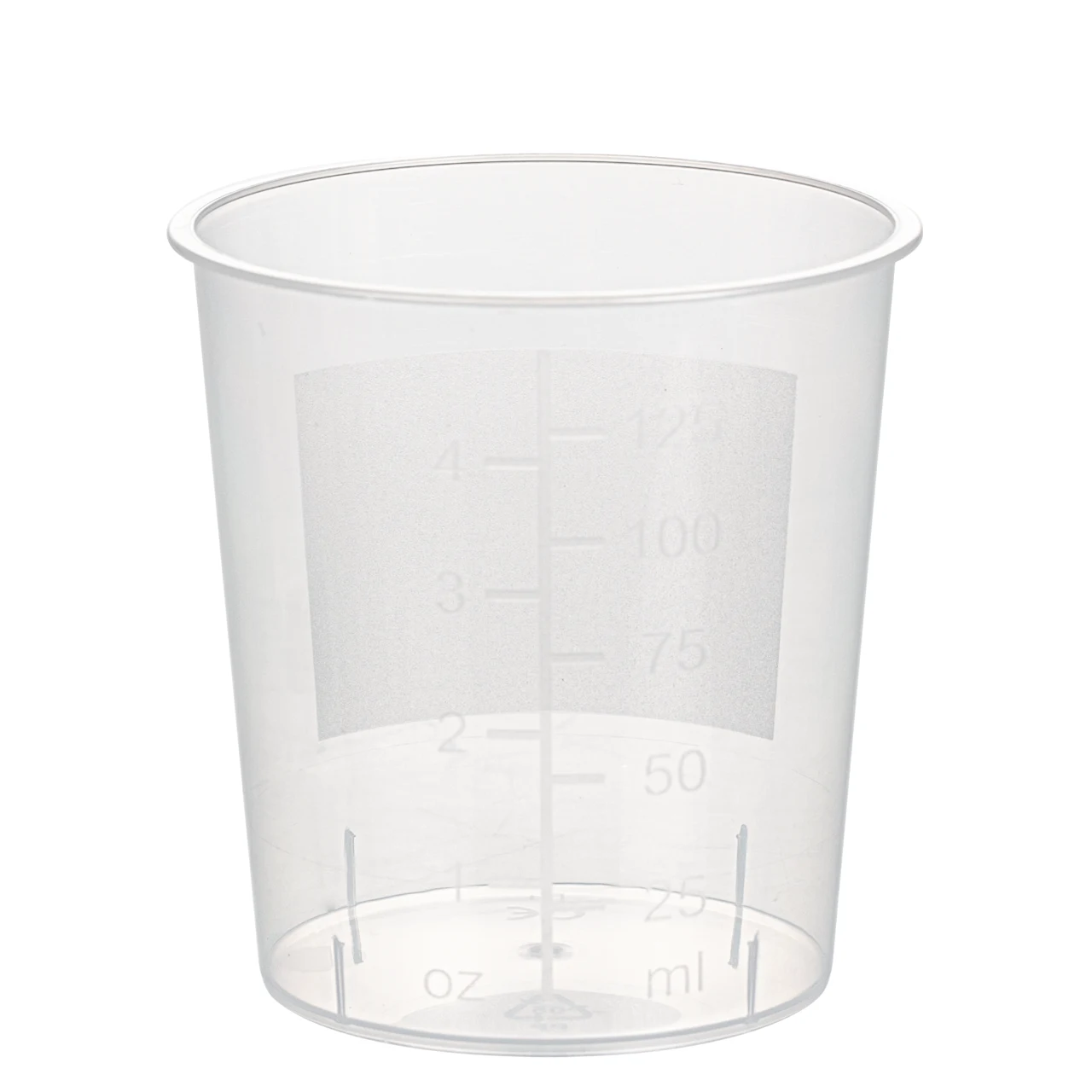 Urine container, 125 ml, (ØxH): 66 x 67 mm, PP, highly transparent