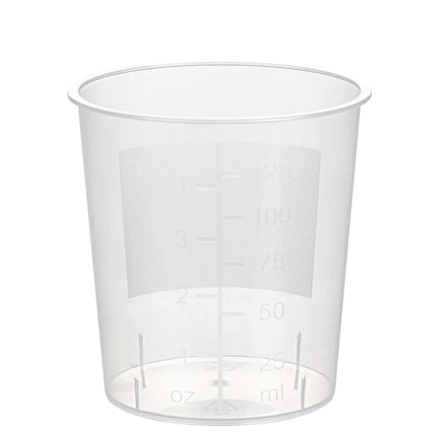 Pot de recueil des urines, 125 ml, (Ø x h) : 66 x 67 mm, PP, à haute transparence