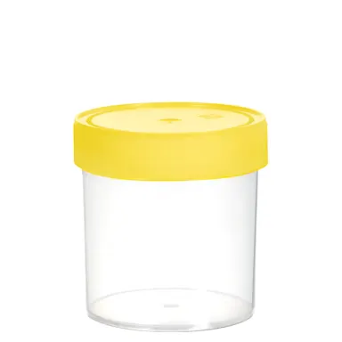 Multi-purpose container, max. volume: 250 ml, (LxØ): 78 x 70 mm, graduated, PS, translucent