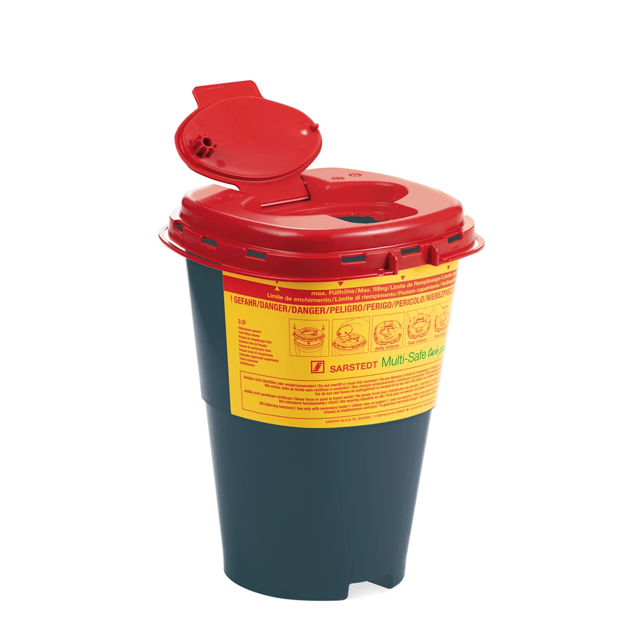 Récipient d’élimination, Multi-Safe twin plus REC, 3.000 ml