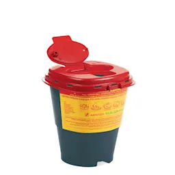 Disposal container, Multi-Safe twin plus REC, 2,500 ml, biohazard labelling