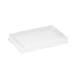 Plaque pour microtitration, 96 puits, fond rond, PS, transparent