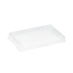 Plaque pour microtitration, 96 puits, forme du fond : conique, PS, transparent
