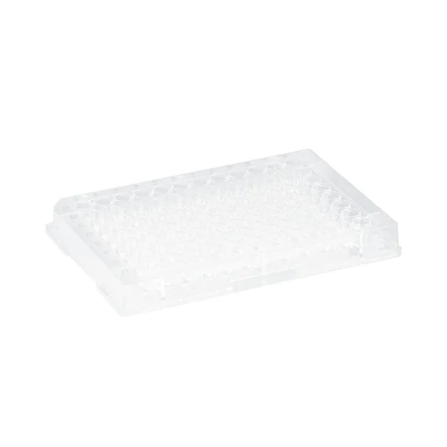 Micro test plate, 96 well, base shape: conical, PS, transparent