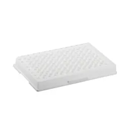 ELISA plate, 96 well, flat base, PS, white, Medium Binding