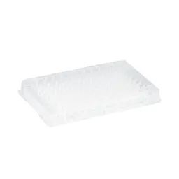 Placa ELISA, 96 poço, fundo plano, PS, transparente, High Binding
